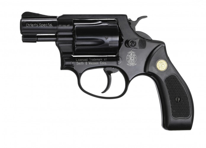 SMITH & WESSON Gasrev. S&W Chief Special 9mm R./.380 Kunststoffgriff
