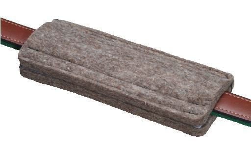 VFG Filz und Pflegeteile GEWEHRAUFLAGE aus Filz m.Klettv. 200X85X16MM