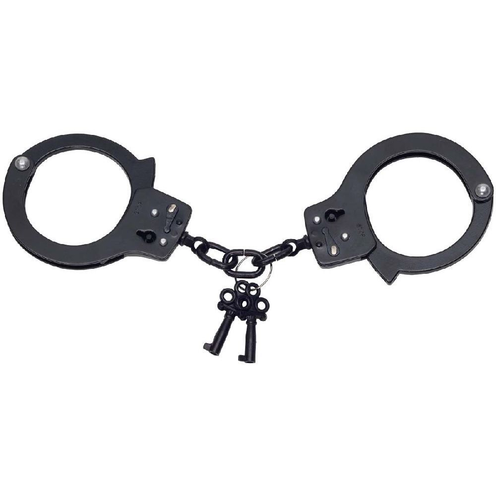 Verteidigungsartikel Handschelle schwarz einfach HAL#30835 Handfessel