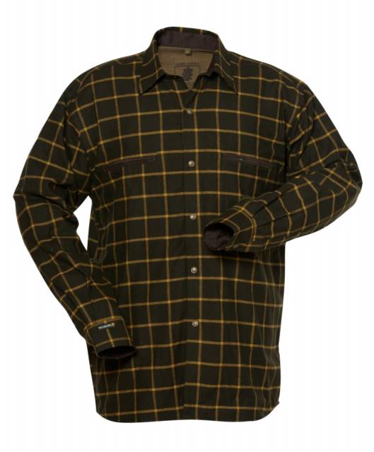 WALDLÄUFER Hemd Cross Gr. 3xl Woodline #2727 oliv karo 2-Schicht Hemd