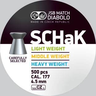 JSB Match Diabolo JSB DIABOLO SCHaK 0,475 g 4,49 mm, 500er Dose