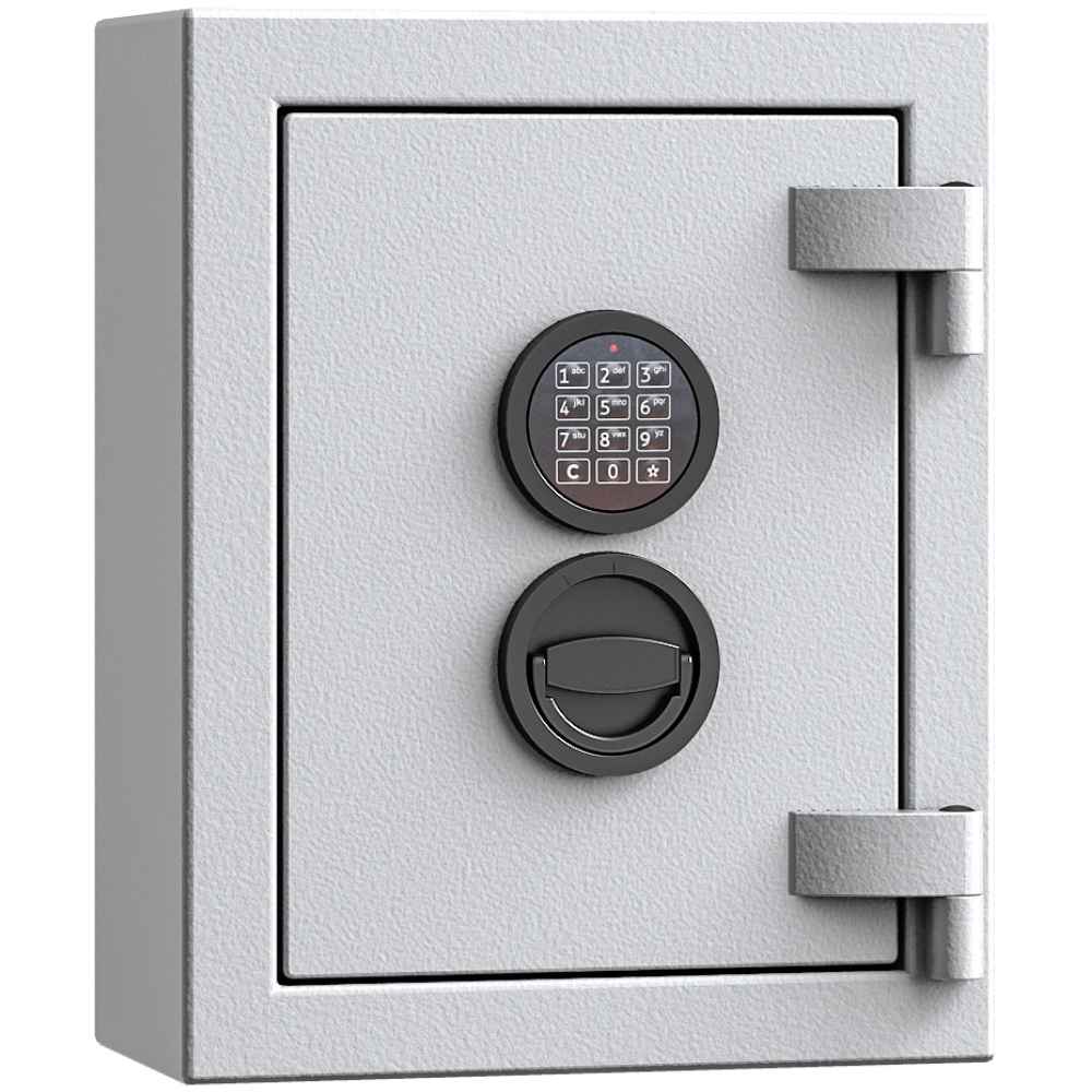 Diverser Lieferant Tresor KW Kl. 1 lichtgrau f. 2 FFW m. Zahlenschloss