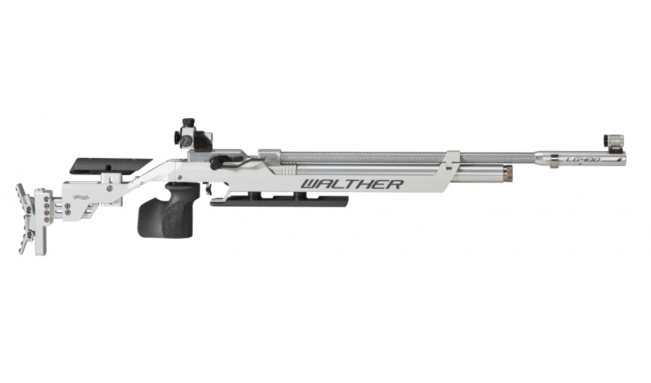 WALTHER Ulm LG 400 Alutec Competition links, Griff M, Sport Diopter