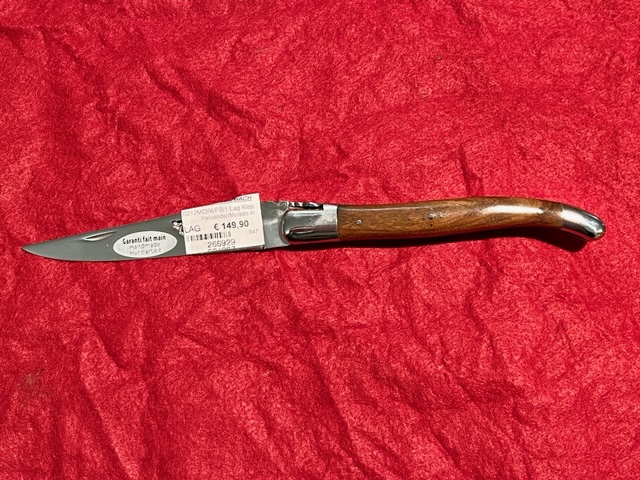 LAGUIOLE en AUBRAC L0212MORI/FSI1 Lag.Klappmesser Palisander/Morado Inox 12cm