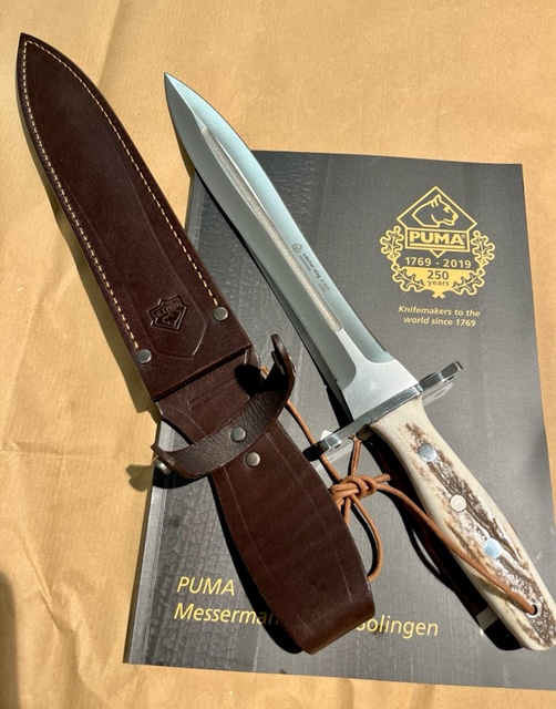 PUMA Werk Solingen Hirschfänger 814927 PUMA IP Hirschhorn Klinge 27cm Catcher