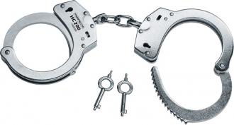 Verteidigungsartikel Handschelle HC200 einfach UMA#2.1702 vernickelt einfach