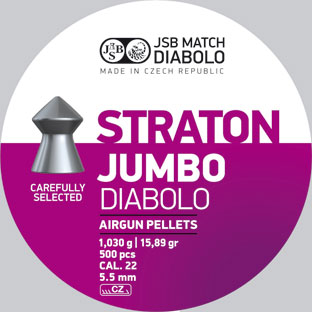JSB Match Diabolo JSB DIABOLO JUMBO STRATON 5,50 mm, 500er Dose