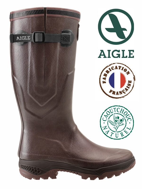 AIGLE Parcours II VARIO braun Stiefe m. verstellb. Schaftweite