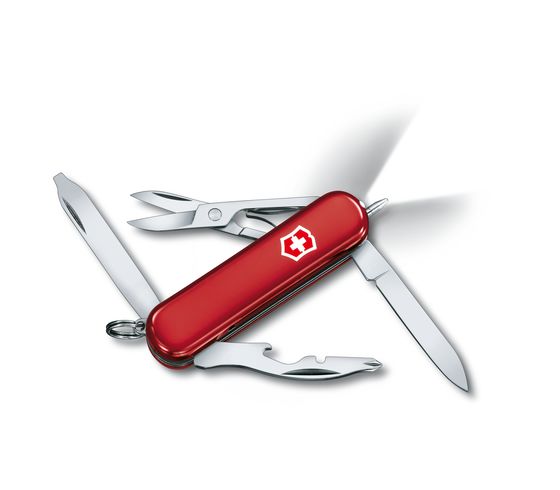 VICTORINOX 0.6366 Midnite Manager Rot rot 58mm m.weißer LED