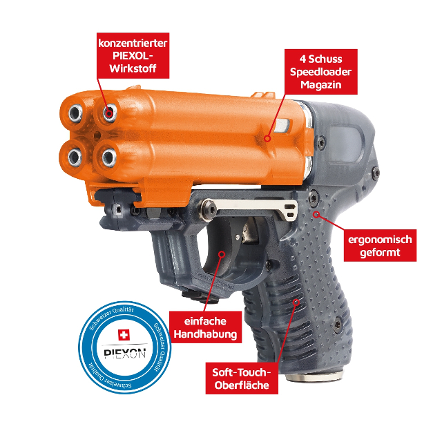 PIEXON JPX 6 Jet Protector m.Laser 4 Schüssig